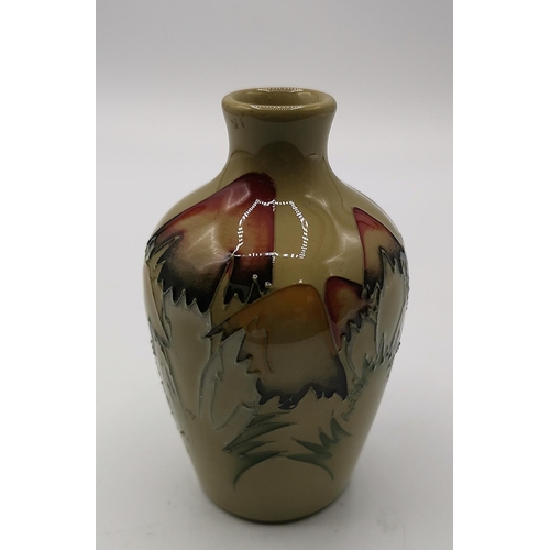 929 - MOORCROFT 9cm VASE 2009