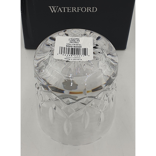 954 - WATERFORD CRYSTAL TUMBLER IN THE LISMORE DESIGN (Original Box)