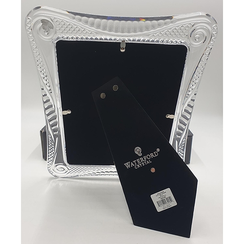 957 - WATERFORD CRYSTAL Extra Large 20.3cm x 25.4cm PHOTO FRAME IN THE SEAHORSE DESIGN (Original Box). (Pl... 