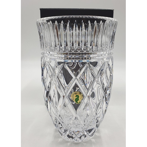 959 - WATERFORD CRYSTAL 20cm VASE IN THE EASTBRIDGE DESIGN (Original Box)