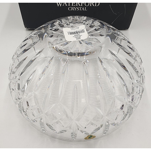 961 - WATERFORD CRYSTAL 22cm Dia BOWL IN THE ADIFE DESIGN  (Original Box)