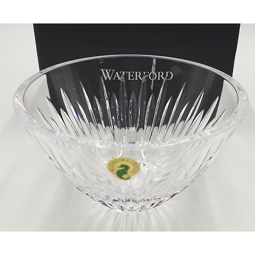 963 - WATERFORD CRYSTAL 20cm Dia BOWL IN THE MARA DESIGN (Original Box)