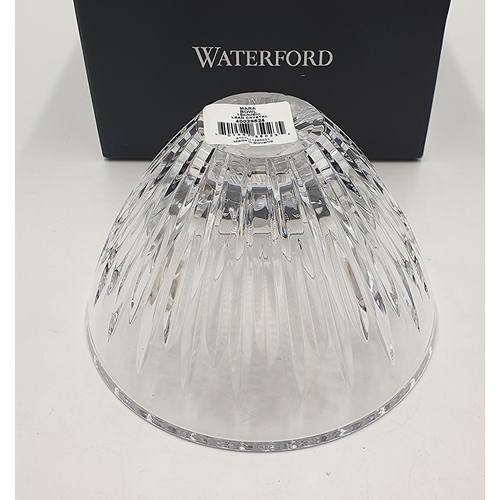 963 - WATERFORD CRYSTAL 20cm Dia BOWL IN THE MARA DESIGN (Original Box)