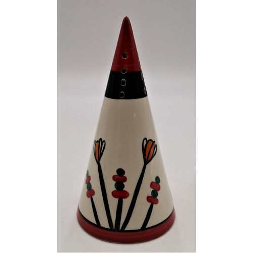 975 - HERON CROSS POTTERY 13.5cm CONICAL SUGAR SHAKER 