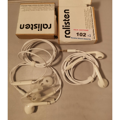 102 - SETS OF EARPHONES (2) (Both Boxed)