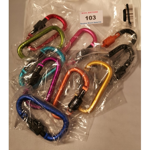 103 - MULTI COLOURED CLIPS (Qty Of)