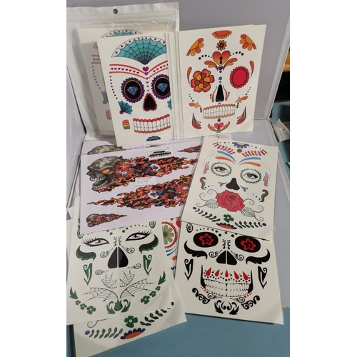 608 - SKULL STICKERS  (Qty Of)