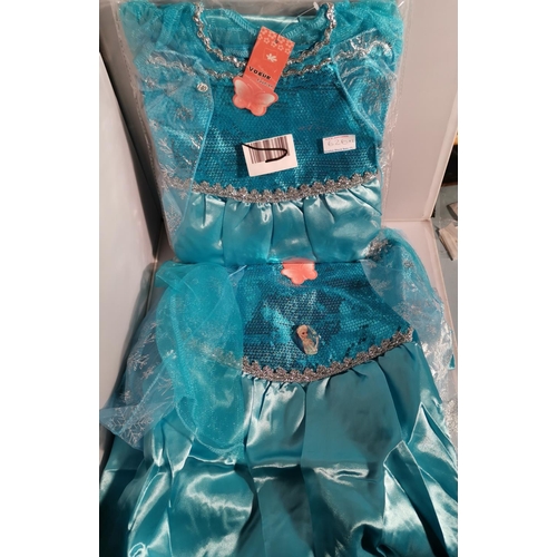 626 - GIRLS ELSA ( FROZEN COSTUME X2 ) AGE 2/3