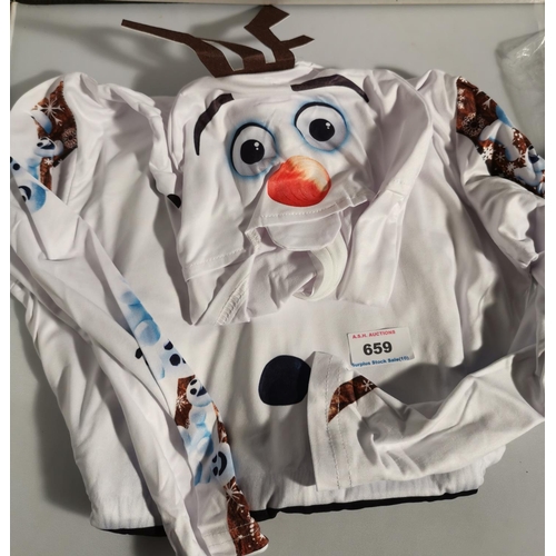 659 - CHILD'S OLAF ONE SIZE SUIT