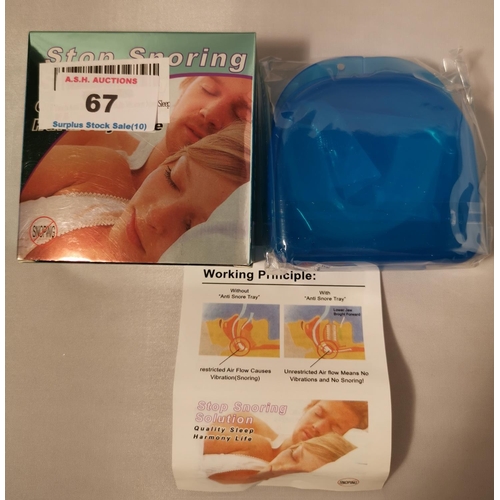 67 - ANTI SNORING DEVICE (Boxed)