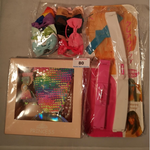 80 - CHILD'S HAIR ACCESORIES, CLIPS HAIRBANDS,Etc