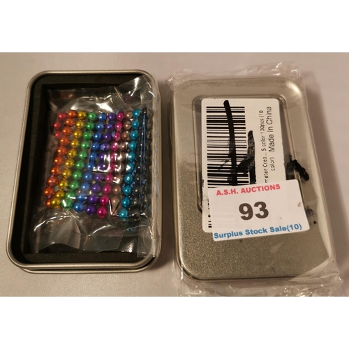 93 - MAGNETIC BALLS ( 2 Sets) (Not For Children)