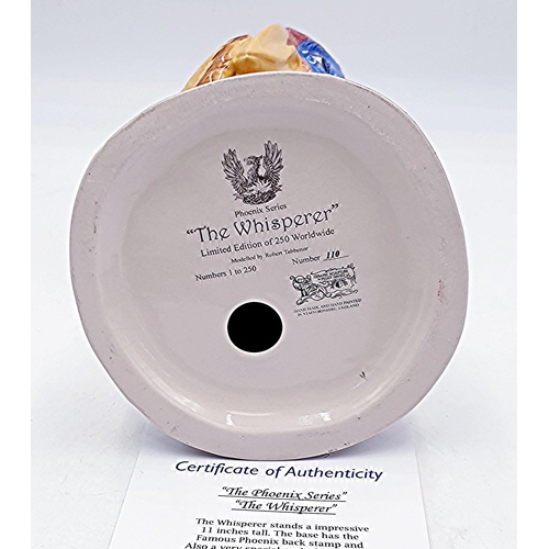 104 - PEGGY DAVIES STUDIO'S Large 28cm MODEL OF A GROTESQUE BIRD 