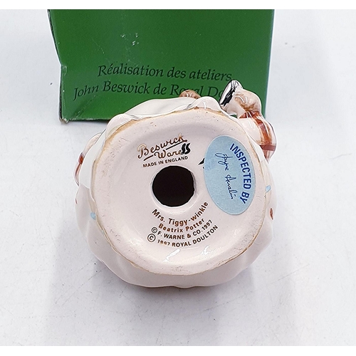 158 - BESWICK BEATRIX POTTER 8.3cm CHARACTER FIGURINE 