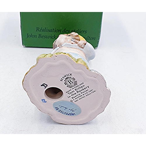 160 - BESWICK BEATRIX POTTER 8.9cmCHARACTER FIGURINE 