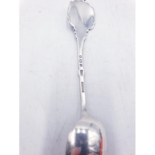 104 - PRESENTED AS A SOLID SILVER /ENAMEL BOER WAR LADYSMITH NADAL SPOON (Hallmarked for Birmingham 1901) ... 