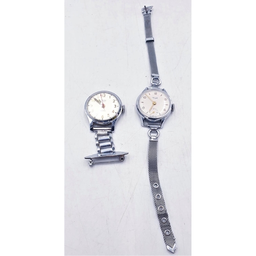 108 - SMITHS MECHANICAL NURSES WATCH Plus KIENZLE NURSES WATCH (Both Found To Be Working When Photographed... 