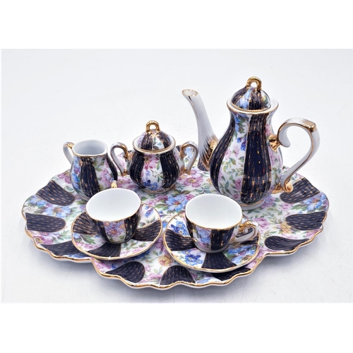 69 - CHINA Miniature TEASET On TRAY