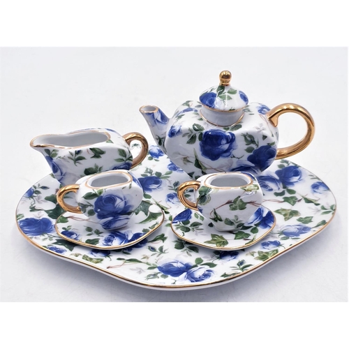 70 - CHINA Miniature TEASET On TRAY