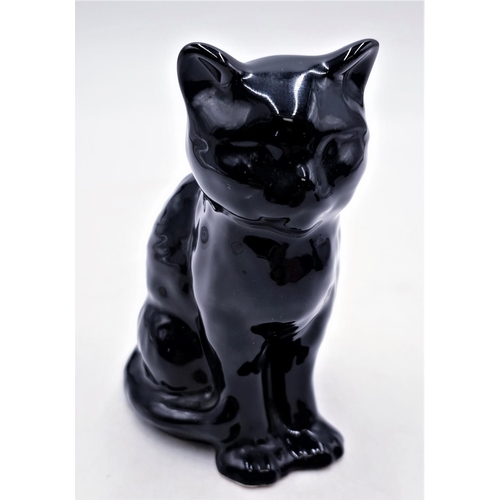 744 - SYLVAC Large 12cm MODEL OF A BLACK CAT