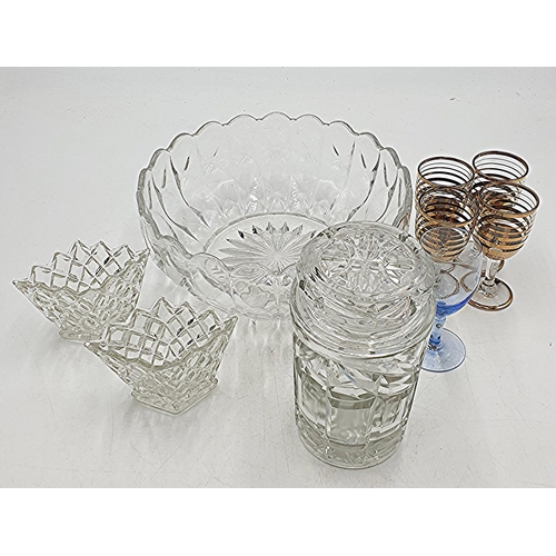 785 - GLASS ITEMS (Qty Of) Inc BOWL, GLASSES,Etc