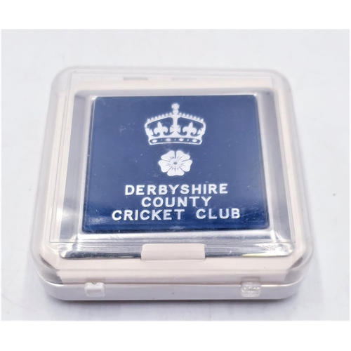 92 - DERBYSHIRE COUNTY CRICKET CLUB CAR MASCOT (Un-Used)