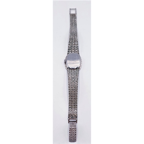 111 - SWISS MILUS DIAMOND BEZEL,MECHANICAL WIND WRISTWATCH(Vendor States Genuine Diamonds And Sapphire In ... 