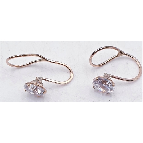 274 - PRESENTED AS A PAIR OF 9ct GOLD EARRINGS (Boxed)