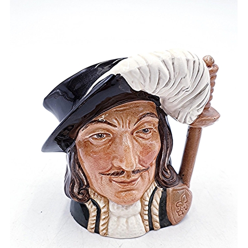 290 - ROYAL DOULTON 10cm CHARACTER JUG 'ATHOS' (Handle:Upper Half Of A Sword) D6452 1956/91 Designed By Mr... 