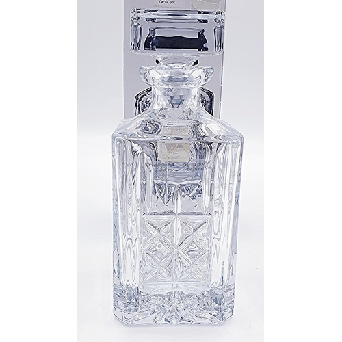 80 - WATERFORD CRYSTAL 20cm DECANTER IN THE BRADY DESIGN  (Original Box)