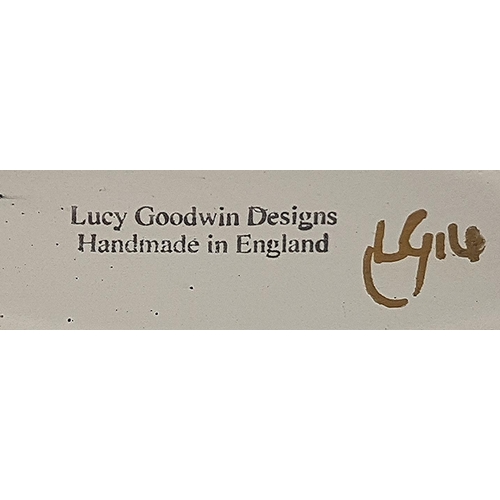 131 - LUCY GOODWIN DESIGNS (Designed , Made And Hand Painted In Stoke On Trent,England) CERAMIC Small 13cm... 