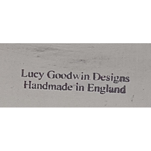 136 - LUCY GOODWIN DESIGNS (Designed , Made And Hand Painted In Stoke On Trent,England) Large CERAMIC 25.5... 