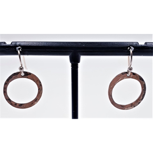 160 - PRESENTED AS A PAIR OF SILVER (925) EARRINGS (Total Weight 1.30 Grams)