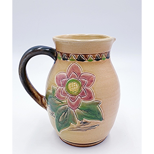 306 - BRETBY (Hand Made And Hand Painted) 17.5 cm JUG