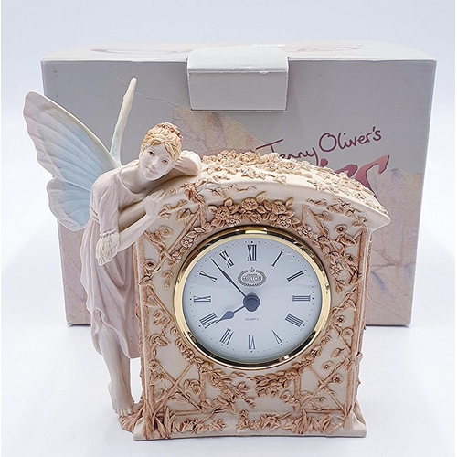 425 - HOLLAND STUDIO CRAFT 15.2cm CLOCK 