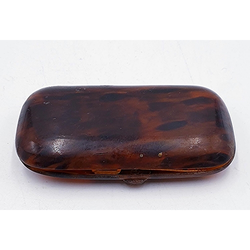 149 - TORTOISE SHELL DESIGN BAKELITE  CASE (Old)