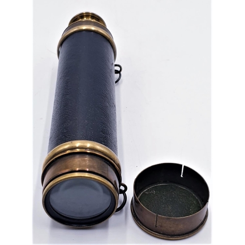 2 - LATE VICTORIAN THREE DRAW TELESCOPE