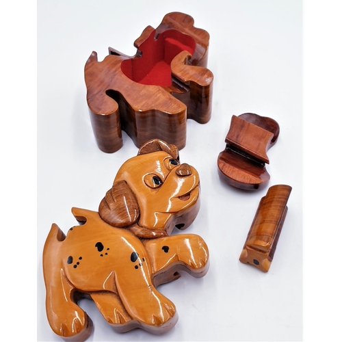 35 - PUPPY PUZZLE BOX