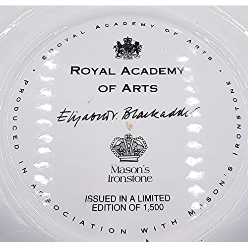 696 - MASONS IRONSTONE 26.5 cm Dia PLATES (2) 'ROYAL ACADEMY OF ARTS' (Limited Edition Of 1'500)