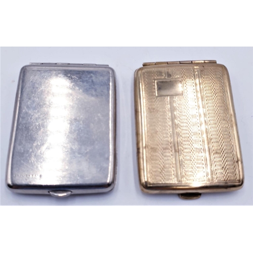 7 - WHITE & YELLOW METAL VESTA MATCHBOX HOLDERS (2) (Old)