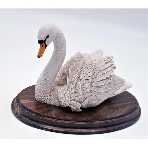 723 - COUNTRY ARTISTS 12cm x 17cm MODEL OF A WHITE SWAN c1989