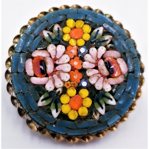 782 - MICRO MOSAIC BROOCH