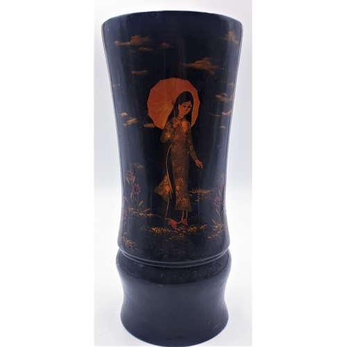 799 - CERAMIC 32cm ORIENTAL VASE