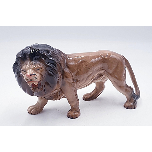 83 - H.WAIN & Sons (Melba Ware) Large  23.5cm x 13.5cm MODEL OF A LION
(Established in 1837 by Horace Wai... 