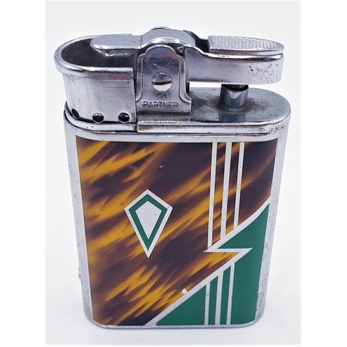 90 - MUSICAL CIGARETTE LIGHTER (Wind Shield) c1940s/50s