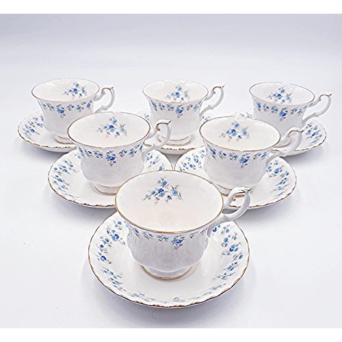 276 - ROYAL ALBERT CHINA TRIO'S (6) IN THE MEMORY LANE DESIGN (Marked 2nds)