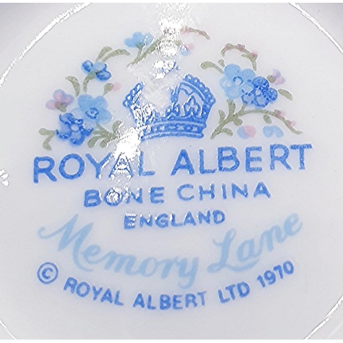 276 - ROYAL ALBERT CHINA TRIO'S (6) IN THE MEMORY LANE DESIGN (Marked 2nds)