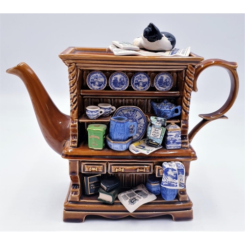 102 - CARDEW TEAPOT FASHIONED AS A WELSH DRESSER 