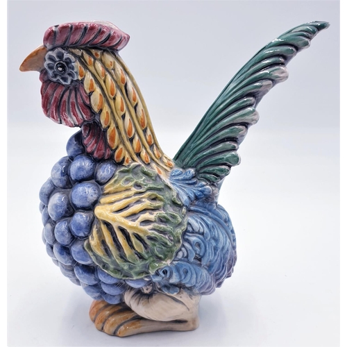 103 - CERAMIC 25cm JUG MODELLED AS A COCKEREL