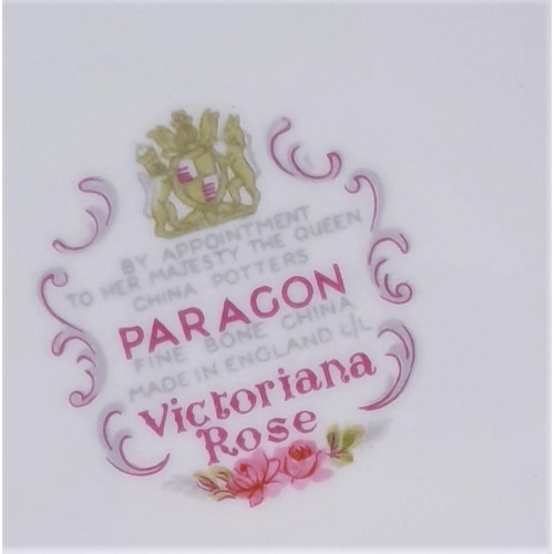 150 - PARAGON CHINA TEAPOT IN THE VICTORIANA ROSE DESIGN (Small Chip To Lid Rim)